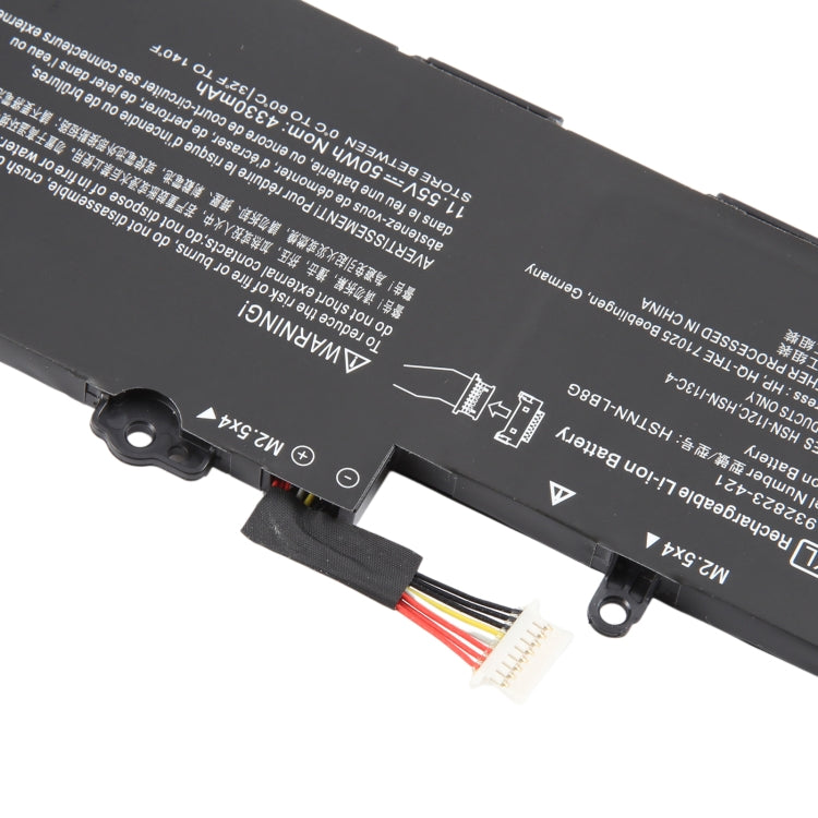 Batterie lithium-ion 11,55 V, 50 Wh, 4 330 mAh pour HP EliteBook 730 735 740 745 755 830 840 846 G5 G6 ZBook 14u G5 G6 933321-855 HSTNN-IB8G SSO3XL