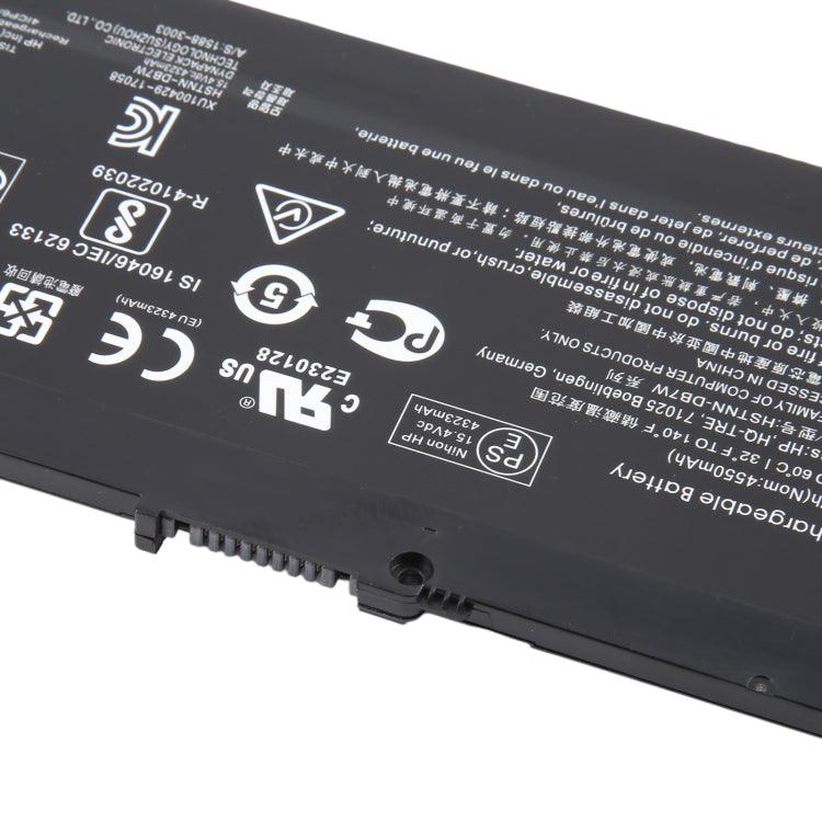 Batterie lithium-ion 15,4 V, 70,07 Wh, 4 550 mAh, pour HP Omen 15-ce000, 15-ce000ng, 15-cb0xx, 15-CE015DX, CB000NG, HSTNN-DB7W, 917724-855, 917678-171, SR04XL
