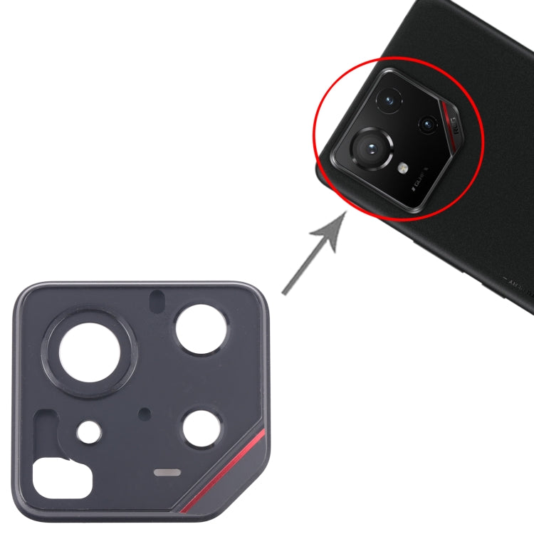 Cadre d'objectif de caméra arrière pour ASUS ROG Phone 9 5G, For ASUS ROG Phone 9 5G
