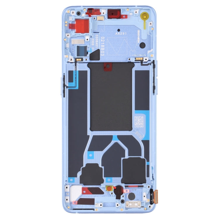 Pour OPPO Reno7 Pro 5G boîtier avant cadre LCD plaque de lunette