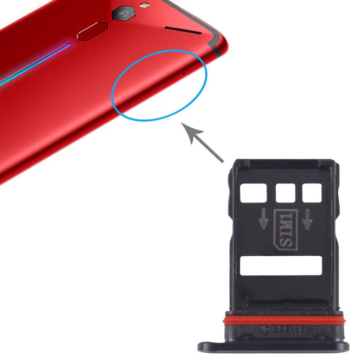 For ZTE nubia RedMagic 6 Pro NX669J-P SIM Card Tray + SIM Card Tray