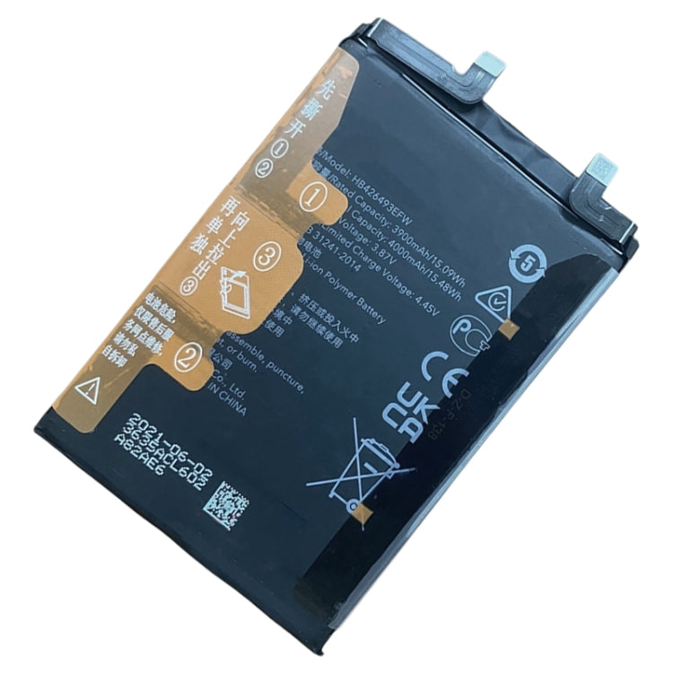 Batterie de remplacement 4000mAh pour Honor 50 se JLH-AN00 / Huawei Nova 9 SE FIO-BD00 / Nova 10 NCO-AL00 HB426493EFW
