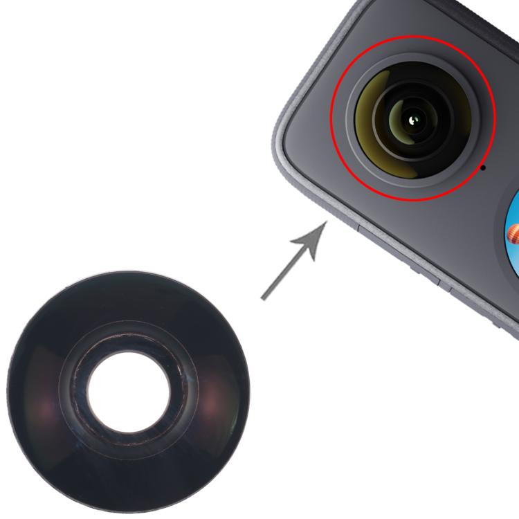 Objectif d'origine pour caméra Insta360 X2, For Insta360 One X2