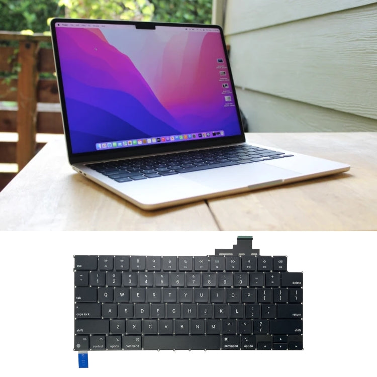 Clavier Version US pour MacBook Air M2 13 2022 A2681