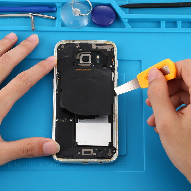 Spahr K7 0,1 / 0,08 / 0,06 mm Règle en acier inoxydable Outil à main de démontage de téléphone