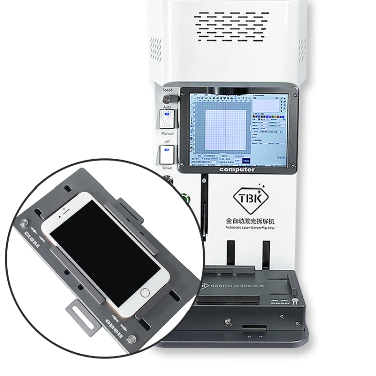 TBK TBK203 Machine Laser fixation automatique téléphone portable positionnement automatique moule outil de réparation d'écran