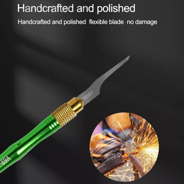 MEILLEUR BST-69A + puce CPU pour enlever la colle, outils couteau à découper bricolage
