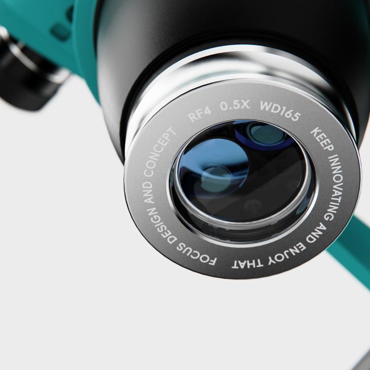 Objectif auxiliaire 0,5X pour microscope stéréo RF4, lentille de Barlow, RF4 0.5X