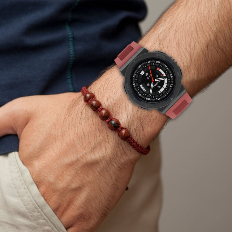 Bracelet de montre en silicone de couleur unie, For Amazfit Active Edge A2212