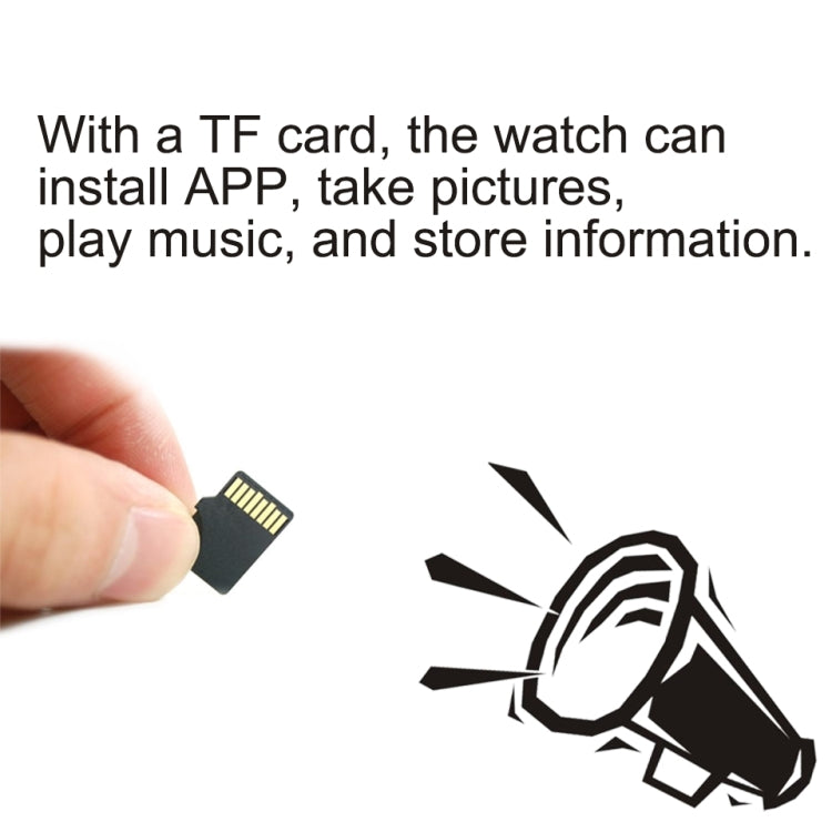 A1 1,54 pouces IPS écran Bluetooth montre intelligente prise en charge appel musique photographie carte TF