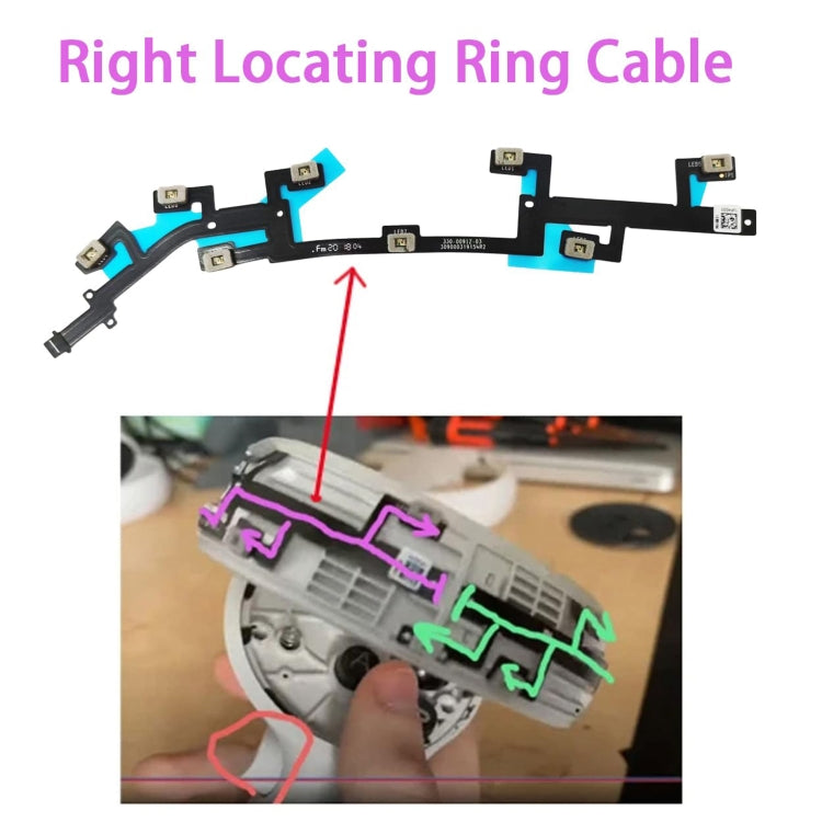 Pour câble flexible à anneau de localisation Meta Quest 2