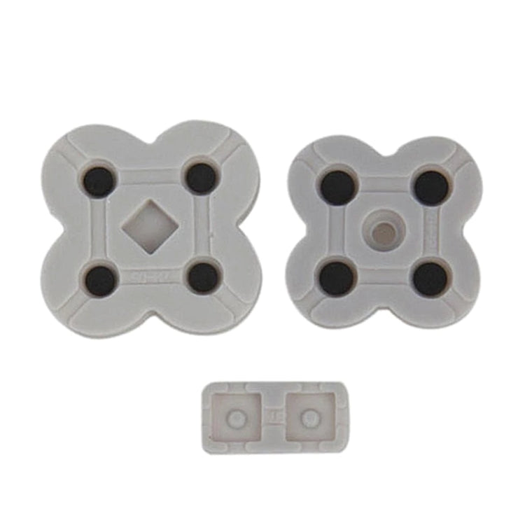 Pour le jeu NDSL NDS Lite 6 ensembles de tampons en caoutchouc conducteur en silicone souple