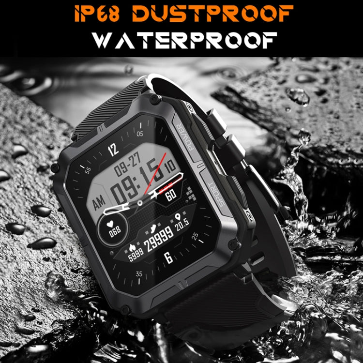 1,83 pouces IP68 étanche Bluetooth appel sport montre intelligente extérieure montre multifonctionnelle à trois épreuves