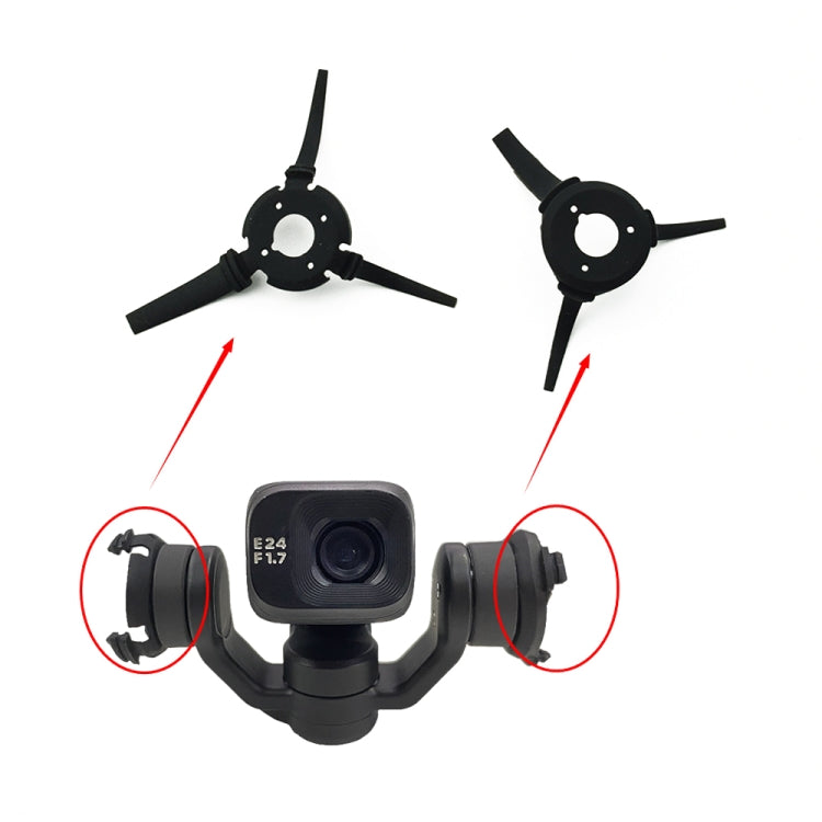Pour caméra à cardan DJI Mavic Mini 3 PRO, caoutchouc absorbant les chocs