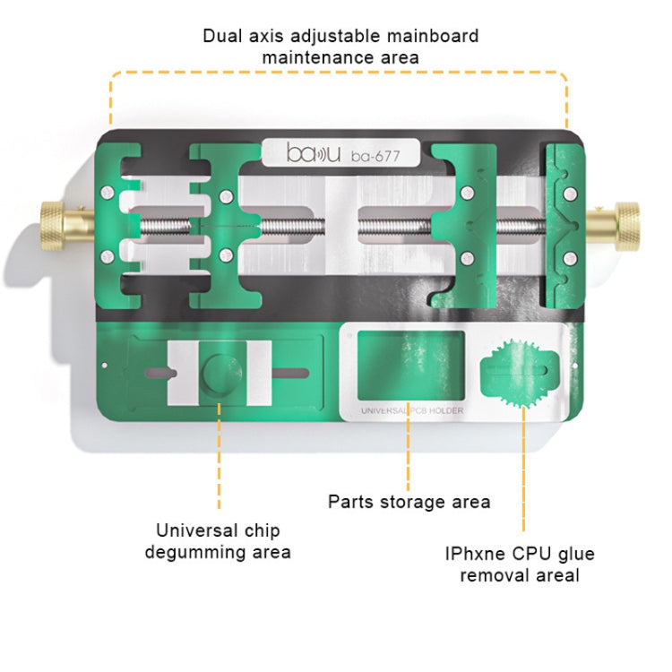 Bakou BA-677 outil de réparation de Fixation de puce PCB de carte mère de téléphone portable