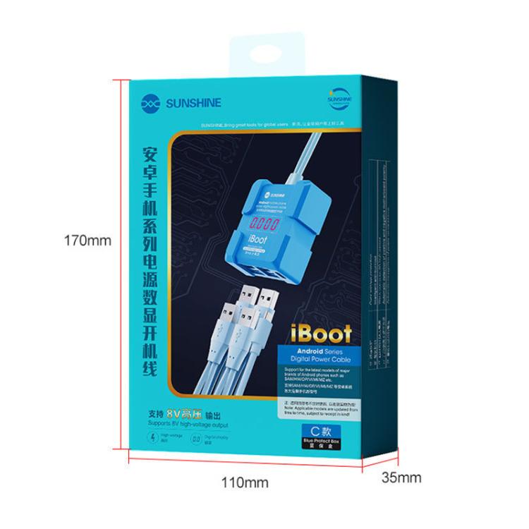 Pour Android 8V Haute Tension Alimentation Test Boot Line Outil De Réparation De Téléphone Portable Câble De Batterie Câble De Démarrage HW