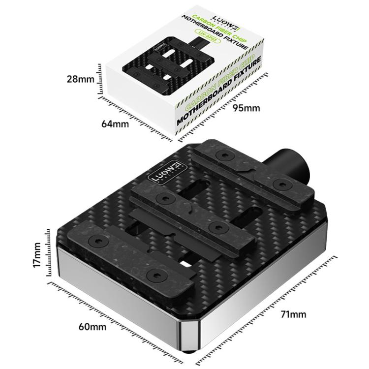 Fixation multifonctionnelle pour réparation de téléphone portable, clip de fixation de puce de carte mère de téléphone portable résistant aux hautes températures