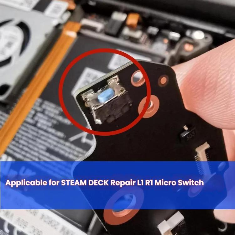 Pour Steam Deck, 10 touches de tranche L1 et R1 avec micro-interrupteur, L1 R1 Microswitch