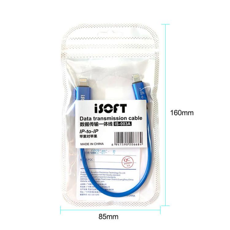 Câble combiné de transfert de données pour la réparation de téléphones, ISOFT IS-003A 8 Pin To 8 Pin, ISOFT IS-003B 8 Pin To USB, ISOFT IS-003B 8 Pin To Type-C