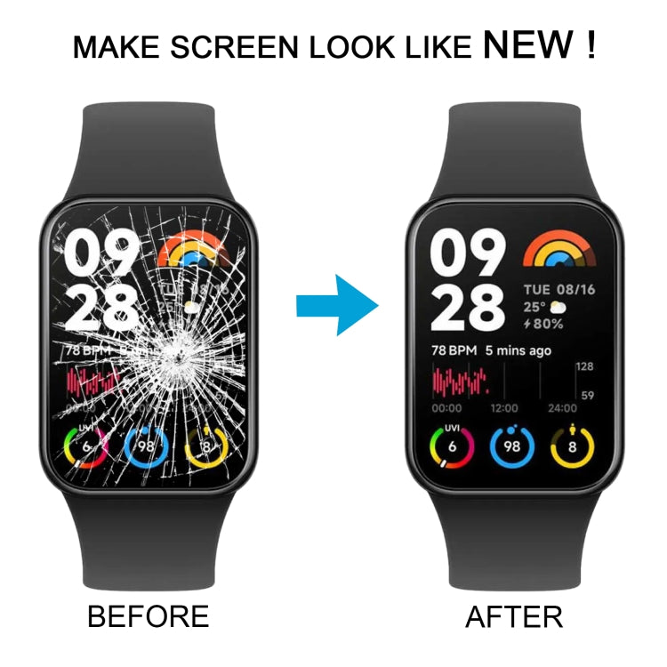 Pour Xiaomi Mi Band 8 Pro Original LCD Screen Digitizer Assemblage complet avec cadre