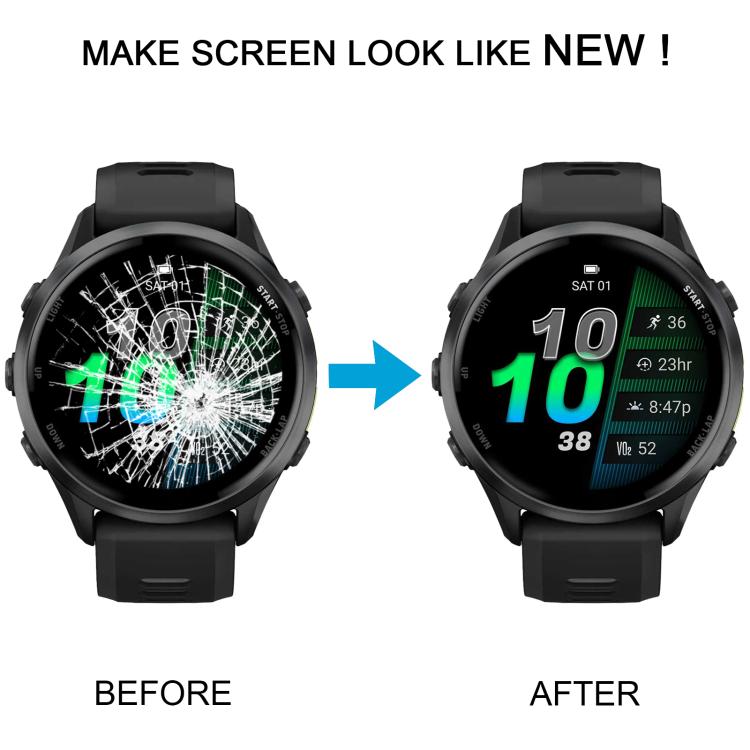 Écran LCD d'origine avec numériseur (ensemble complet) pour Garmin Forerunner 970, For Garmin Forerunner 970(Original)