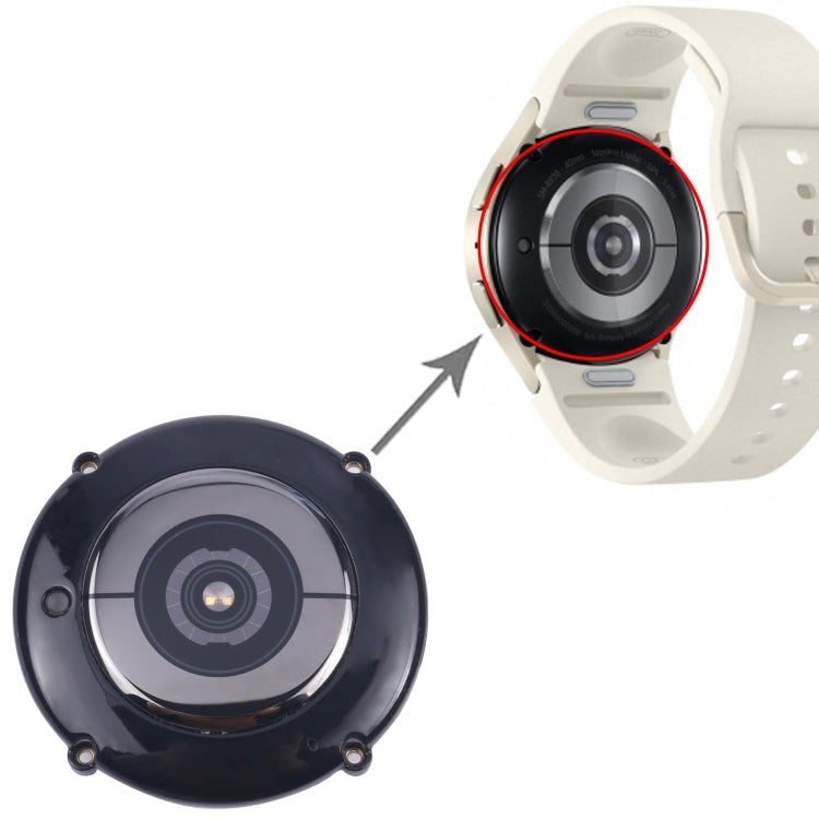 Coque arrière d'origine avec capteur de fréquence cardiaque + module de chargement sans fil pour Samsung Galaxy Watch 6 40 mm SM-R930/R935