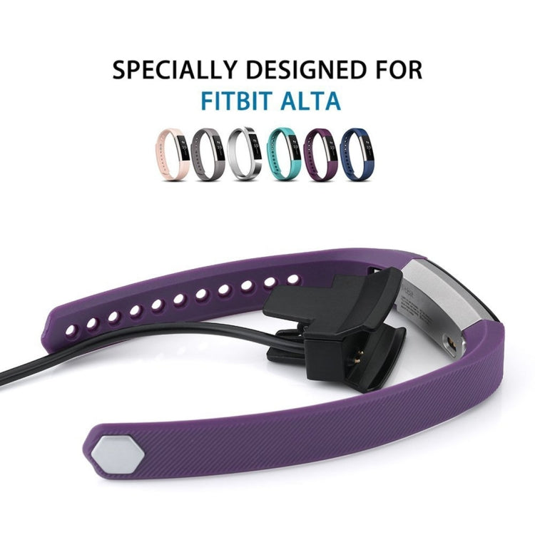 Pour Fitbit Alta Watch Câble de clip de chargeur USB avec bouton de réinitialisation, longueur: 30 cm