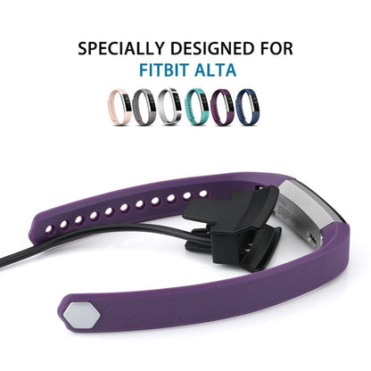 Pour Fitbit Alta Watch Câble de clip de chargeur USB avec bouton de réinitialisation, longueur: 30 cm