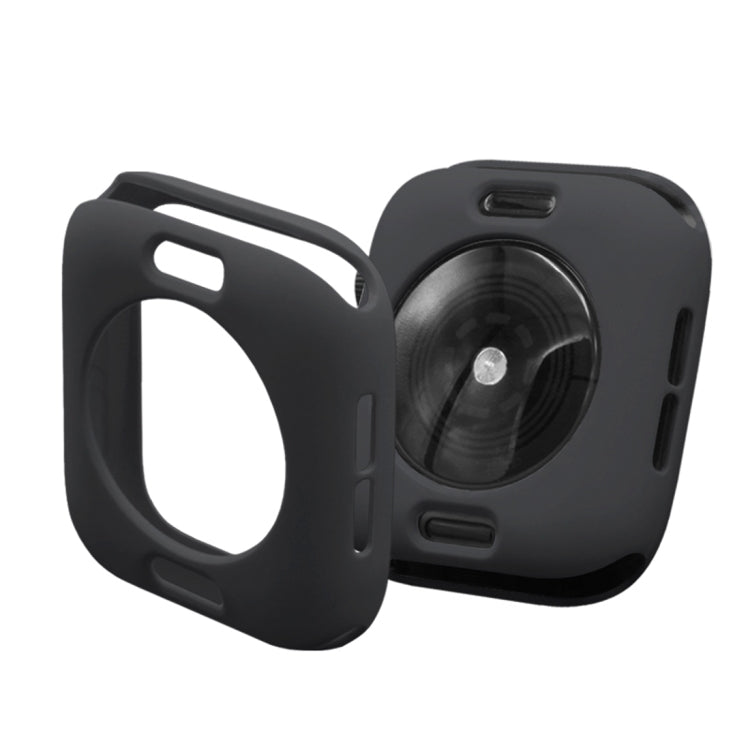 ENKAY Hat-Prince Coque de protection semi-plaquée en TPU 2 en 1 + Protecteur d'écran HD incurvé en PET plein écran 3D pour Apple Watch Series 5 et 4 40 mm, 40mm