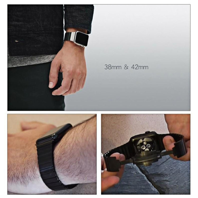 Pour bracelet de montre en acier inoxydable Apple Watch 42 mm