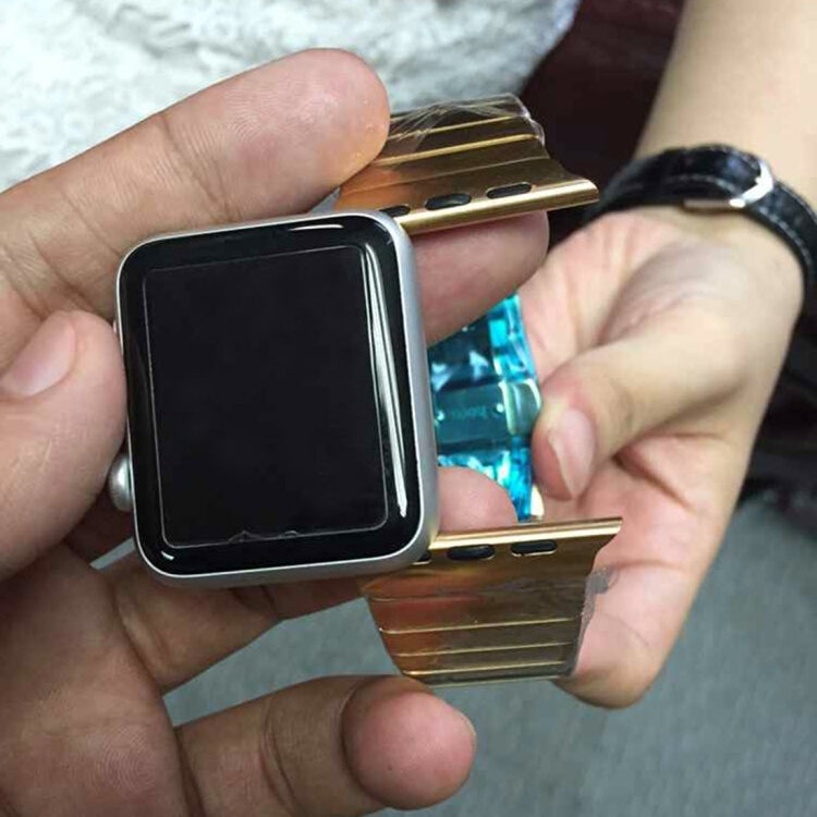 Pour bracelet de montre en acier inoxydable Apple Watch 42 mm