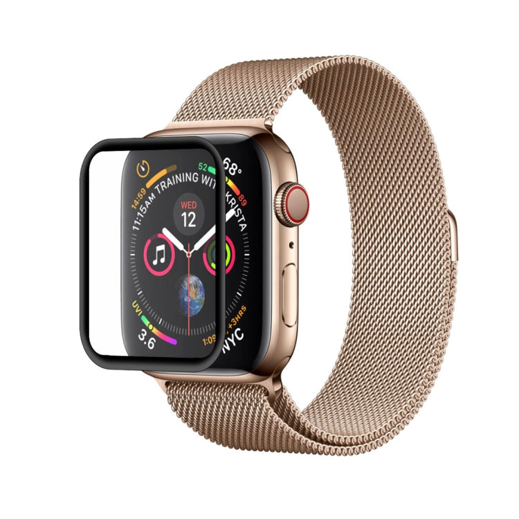 2 PCS ENKAY Hat-Prince 3D Plein Écran PET + 3D Plein Écran Galvanoplastie PET Courbé Chaleur Courbure HD Protecteur d'Écran pour Apple Watch Série 4 44mm, For Apple Watch Series 6 / 5 / 4 / Watch SE 44mm