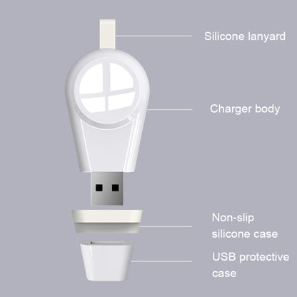 Chargeur sans fil USB magnétique standard portable universel Qi B2 pour Apple Watch Series 4 & 3 & 2 & 1