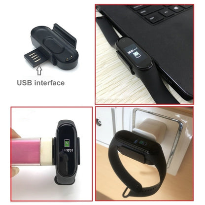 Support de Base de station de chargement pour Xiaomi Mi Band 4, avec câble de chargement de 1m