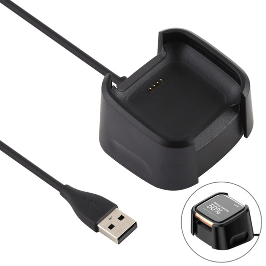 Support de Base de station de chargement pour Fitbit Versa 2, avec câble de chargement de 1m