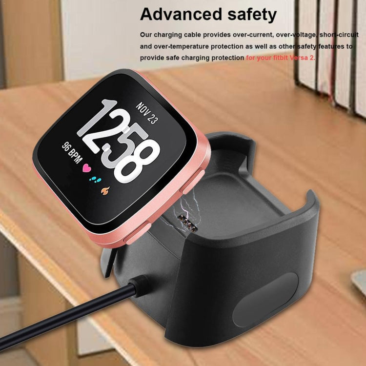 Support de Base de station de chargement pour Fitbit Versa 2, avec câble de chargement de 1m