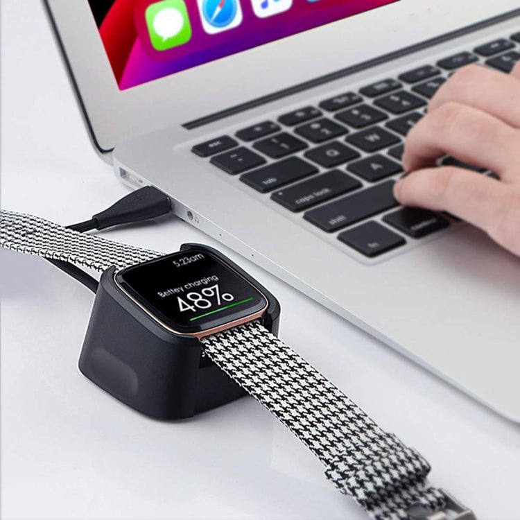 Support de Base de station de chargement pour Fitbit Versa 2, avec câble de chargement de 1m
