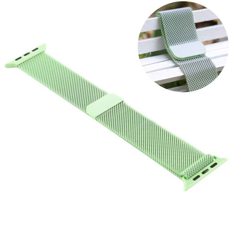 Pour Apple Watch Ultra 49mm / série 8 & 7 45mm / SE 2 & 6 & SE & 5 & 4 44mm / 3 & 2 & 1 42mm bracelet de montre en Nylon magnétique à changement de couleur, 44mm