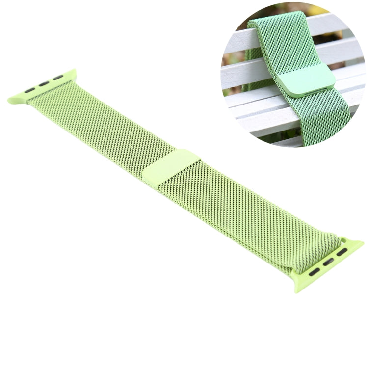 Pour Apple Watch Ultra 49mm / série 8 & 7 45mm / SE 2 & 6 & SE & 5 & 4 44mm / 3 & 2 & 1 42mm bracelet de montre en Nylon magnétique à changement de couleur, 44mm