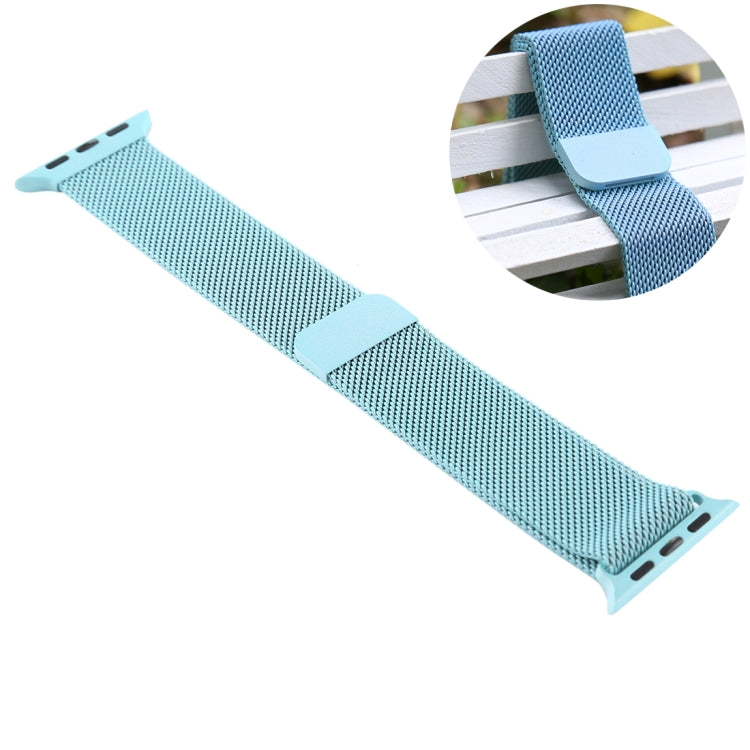 Pour Apple Watch Ultra 49mm / série 8 & 7 45mm / SE 2 & 6 & SE & 5 & 4 44mm / 3 & 2 & 1 42mm bracelet de montre en Nylon magnétique à changement de couleur, 44mm