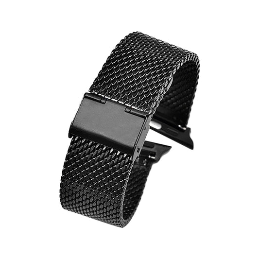 Bracelet de montre milanais en acier inoxydable 304 avec connecteur pour Apple Watch Series 8&7 41mm / SE 2&6&SE&5&4 40mm / 3&2&1 38mm, For Apple Watch Series 7  41mm / & 6 & SE & 5 & 4 40mm