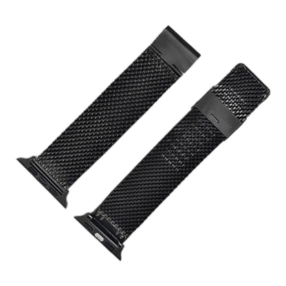 Bracelet de montre milanais en acier inoxydable 304 avec connecteur pour Apple Watch Series 8&7 41mm / SE 2&6&SE&5&4 40mm / 3&2&1 38mm, For Apple Watch Series 7  41mm / & 6 & SE & 5 & 4 40mm