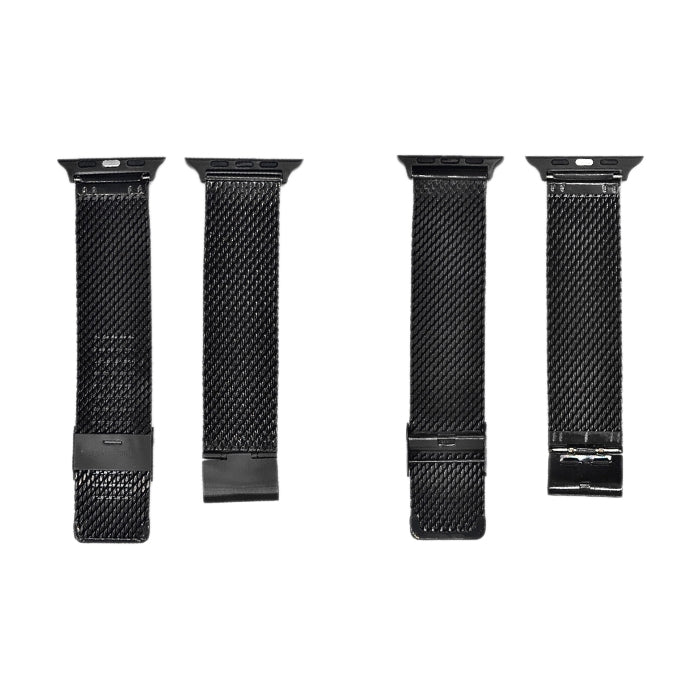 Bracelet de montre milanais en acier inoxydable 304 avec connecteur pour Apple Watch Series 8&7 41mm / SE 2&6&SE&5&4 40mm / 3&2&1 38mm, For Apple Watch Series 7  41mm / & 6 & SE & 5 & 4 40mm