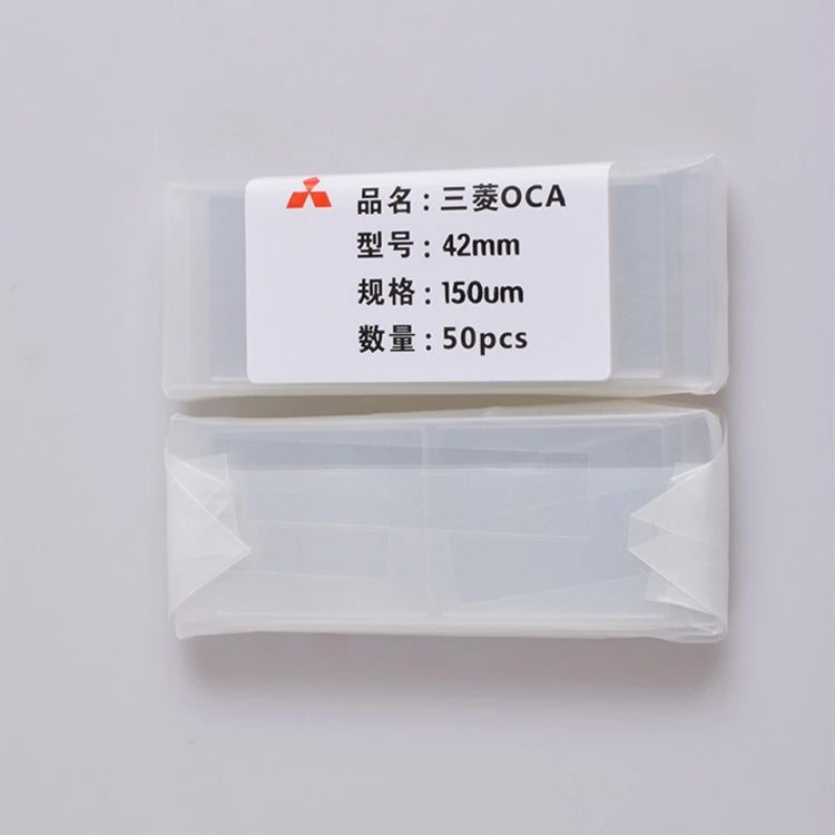 50 PCS OCA Adhésif Optiquement Transparent pour Apple Watch Série 1/2/3 42MM
