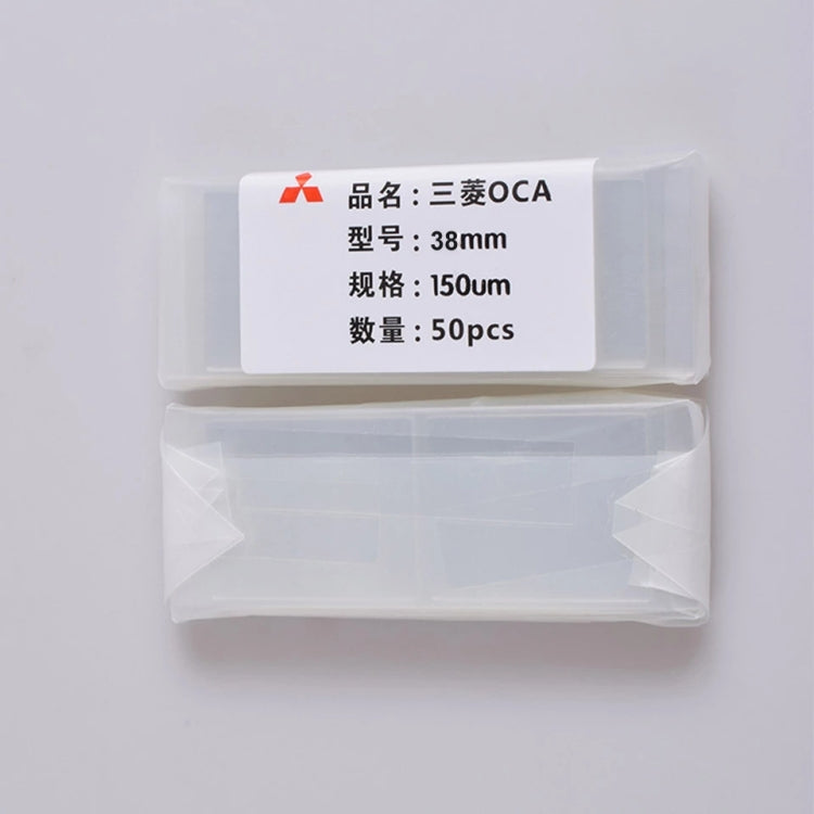 50 PCS OCA Adhésif Optiquement Transparent pour Apple Watch Series 1/2/3 38MM