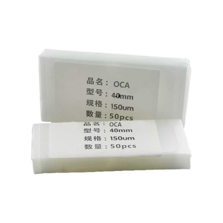 50 PCS OCA Adhésif Optiquement Transparent pour Apple Watch Series 4/5/6 40MM