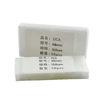 50 PCS OCA Adhésif Optiquement Transparent pour Apple Watch Series 4/5/6 40MM