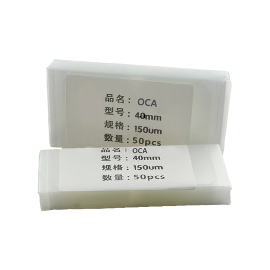 50 PCS OCA Adhésif Optiquement Transparent pour Apple Watch Series 4/5/6 44MM