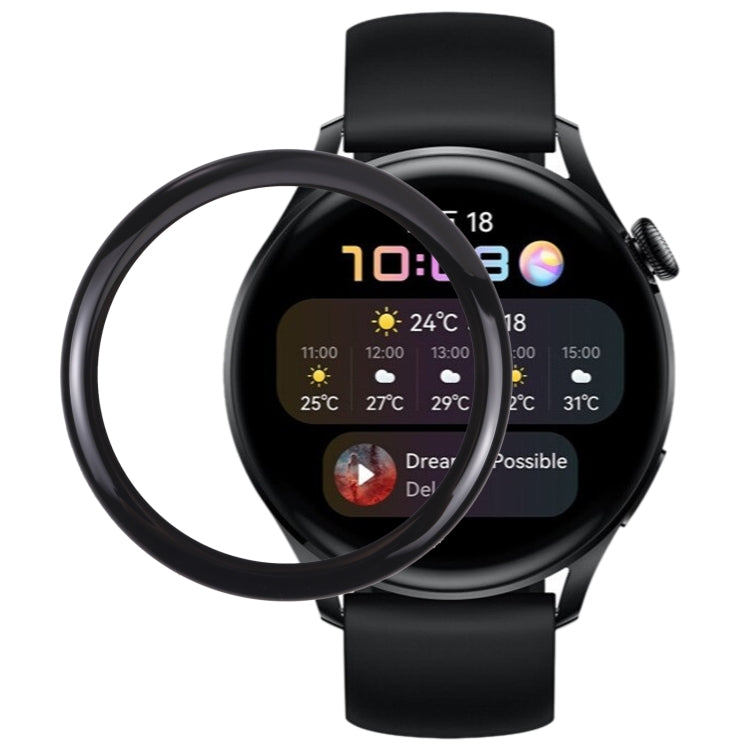 Lentille extérieure en verre d'écran avant d'origine pour Huawei Watch 3