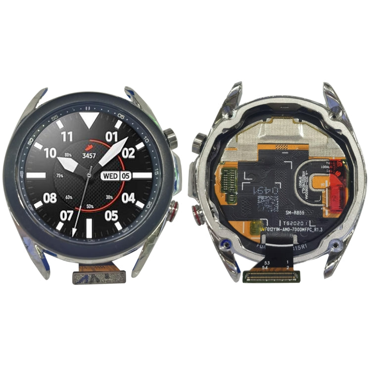Écran LCD et numériseur complet avec cadre pour Samsung Galaxy Watch3 SM-R850/R855